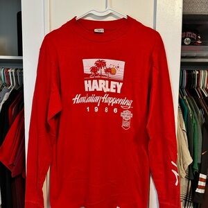 1986 Harley Davidson Honolulu Long Sleeved Tee